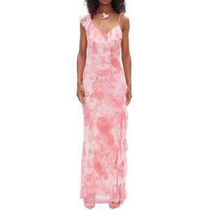 Elegant Pink Midi Dress